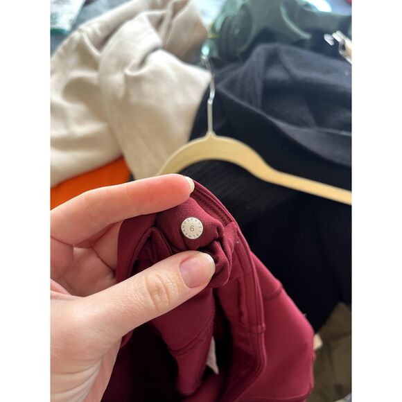 Lululemon All The Right Places Crop II in Ruby Wine - Picture 3 of 3